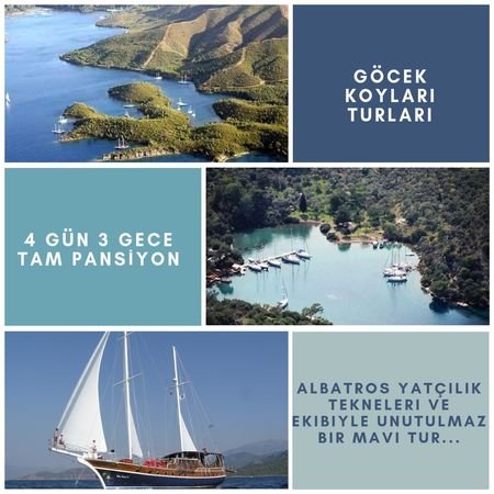 Göcek Koyları kısa tekne turu